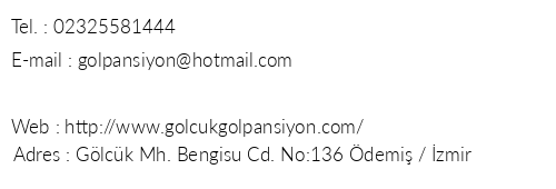 Glck Gl Pansiyon telefon numaralar, faks, e-mail, posta adresi ve iletiim bilgileri